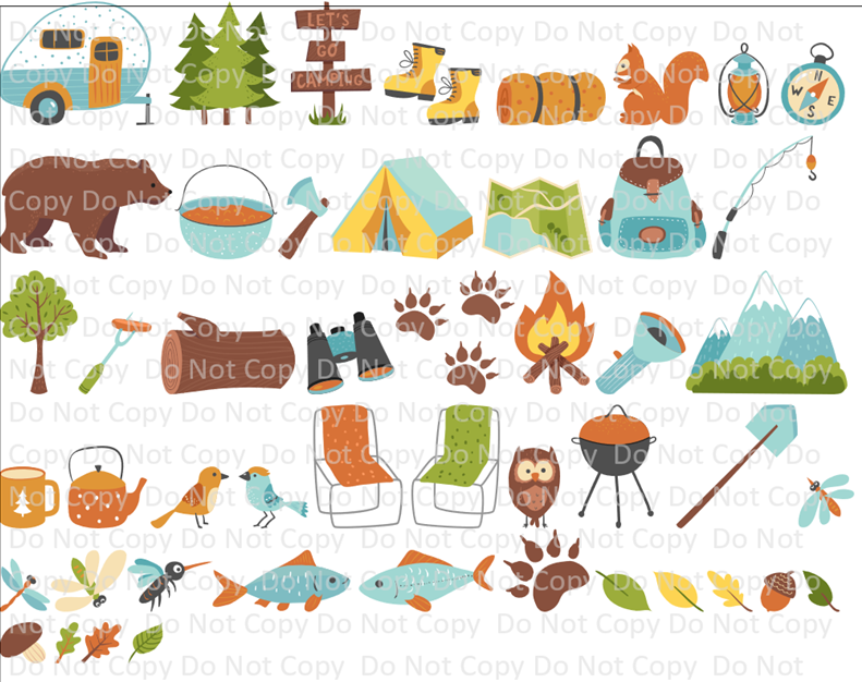 Camping Clipart Graphics