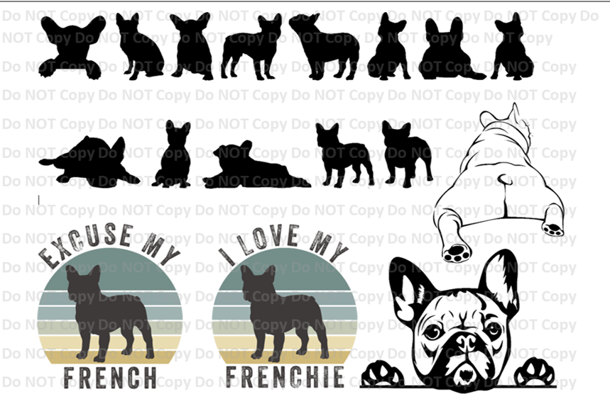 Frenchie Collage