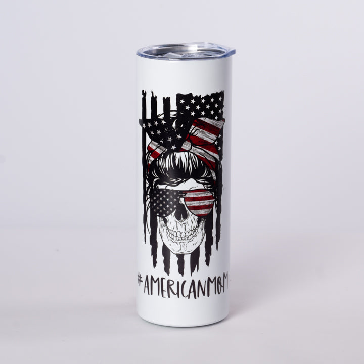 Skull American Mom