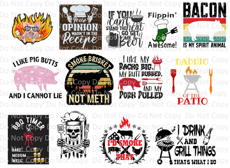 Grill Funny Collage