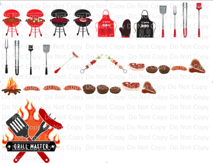 Grill Master Collage